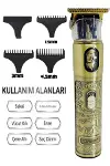 Dijital Göstergeli Saç Sakal Tıraş Makinesi - Sıfıra Yakın - IP-1949 (4745)-4