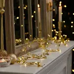 3 Metre Yaldızlı Gold LED Işık – Dekoratif Ortam ve Yılbaşı Aydınlatması (4745)-2