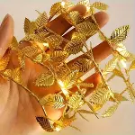 3 Metre Yaldızlı Gold LED Işık – Dekoratif Ortam ve Yılbaşı Aydınlatması (4745)-4