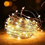 Sarı Peri LED Flaşlı Işık – 3 Metre Dekoratif Oda ve Organizasyon Aydınlatması (4745)-1
