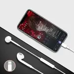 İphone Ucu Çıkışlı Pop Up Kulakiçi Yumuşak Kontrol Tuşlu Kulaklık (4745)-4