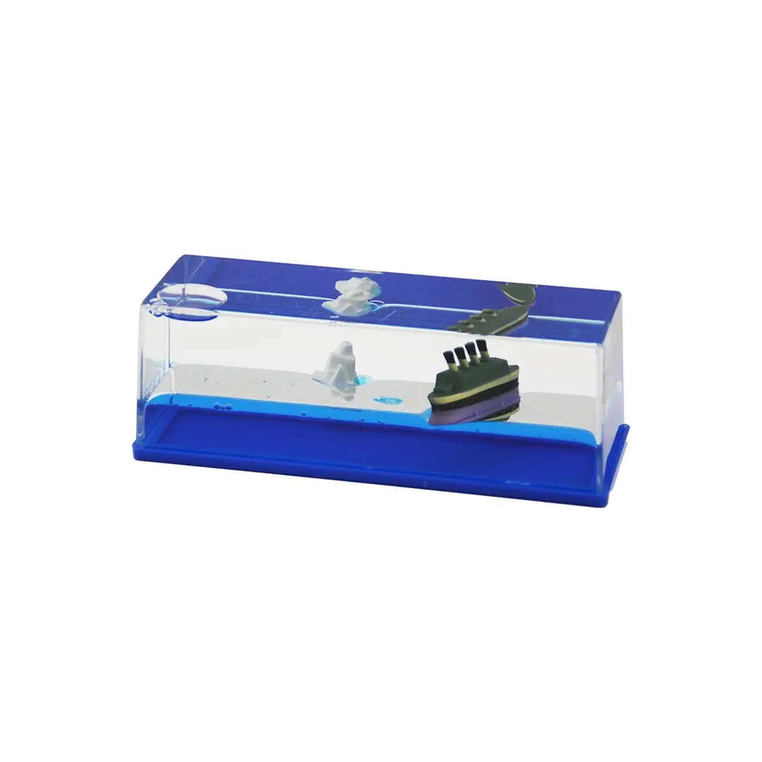 MAVİ SU GEMİ - ADA D.GEN MİKA YÜZEN BATMAYAN DEKORATİF BİBLO AKVARYUM5.2X15.2X5.3CM (4745)