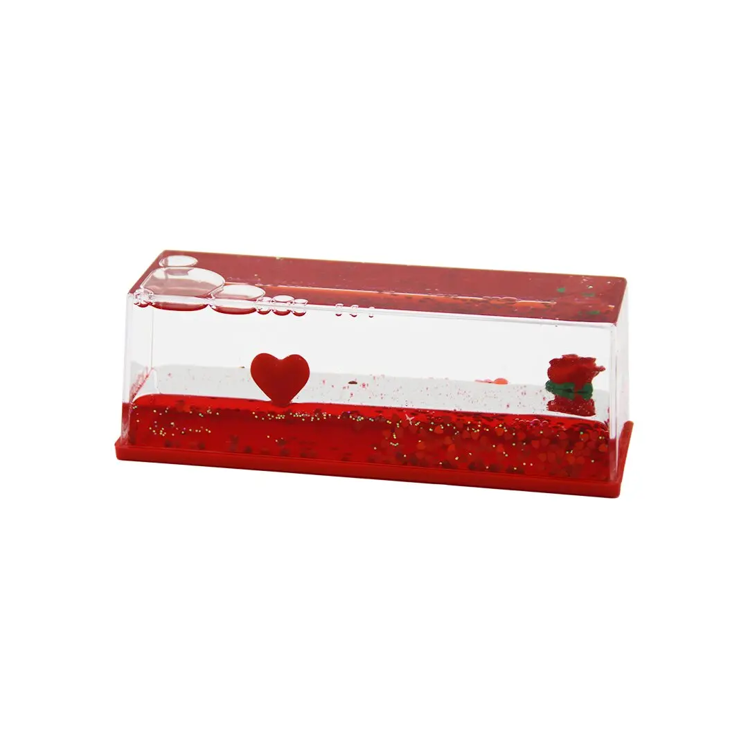 KIRMIZI SU KALP - GÜL D.GEN MİKA YÜZEN BATMAYAN DEKORATİF BİBLO AKVARYUM5.2X15.2X5.3CM (4745)