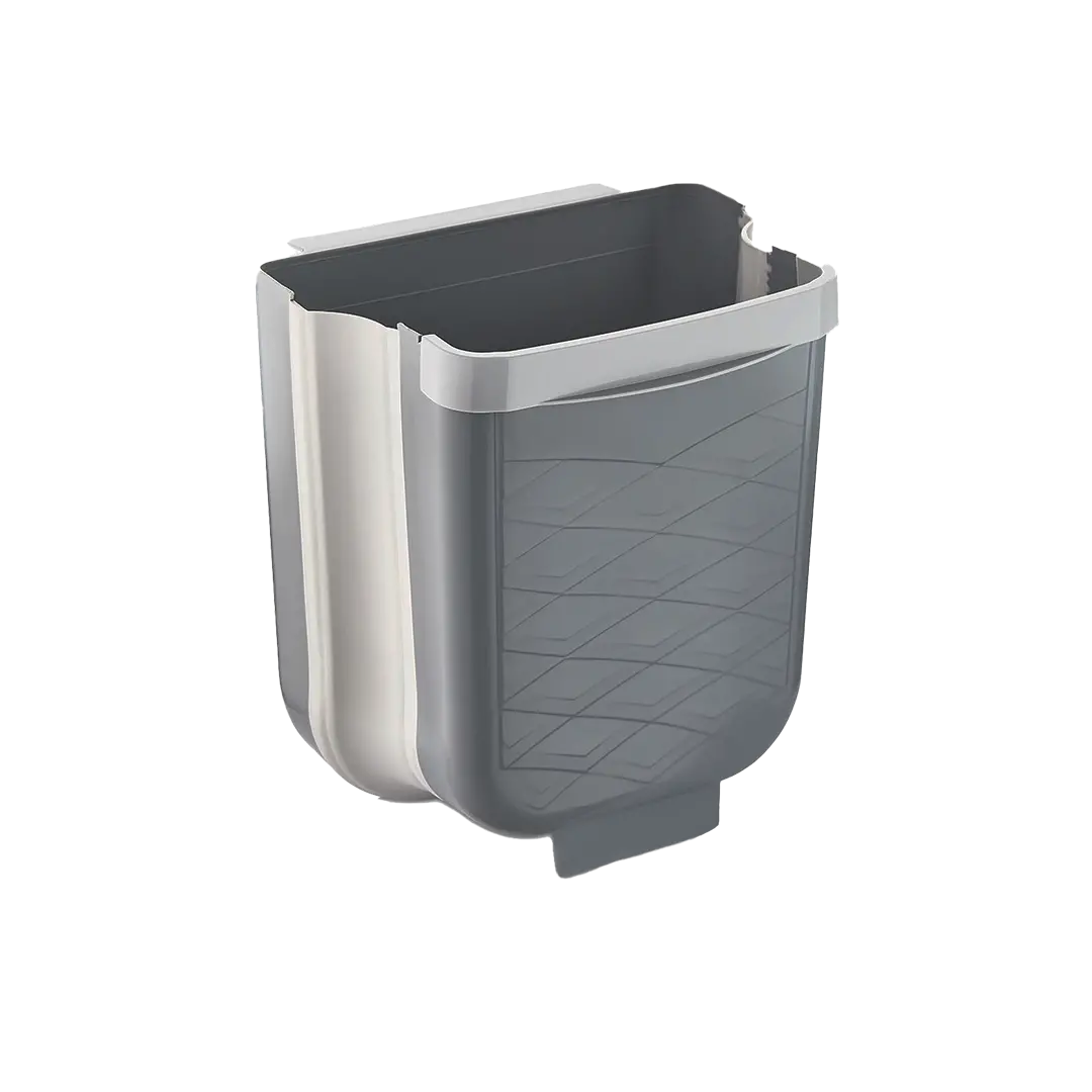 GRİ KATLANABİLİR MUTFAK ÇÖP KOVASI 6LT (4745)