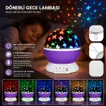 STAR MASTER PİLLİ DÖNERLİ GECE LAMBASI (4745)-4