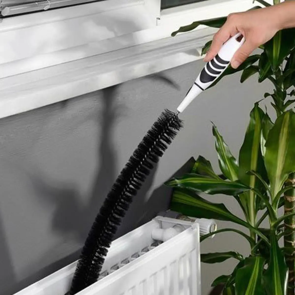 Ergonomik Pratik Kolay Kalorifer Peteği Temizleme Fırçası Aleti (4745)