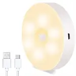 Hareket Sensörlü Usb Şarjlı Spot Lamba Mıknatıslı ve Yapışkanlı Gün Işığı Renk Led (4745)-1