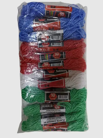 KALE Plastik Çamaşır ipi 10 Metre 24 Adet (4745)