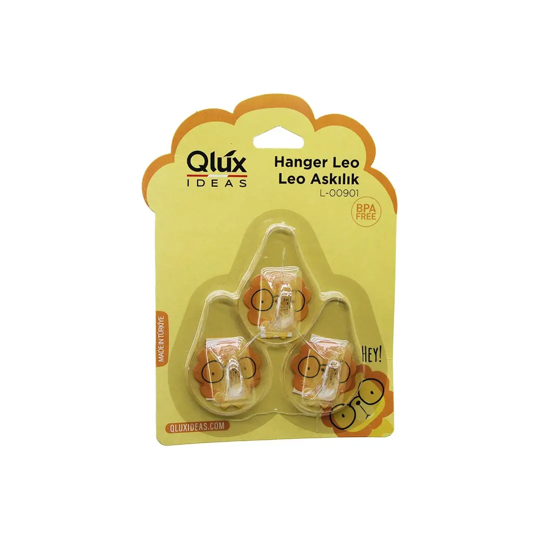 3PCS LEO ASKI ŞEFFAF ASKI YAPIŞKANLI MONTAJ (4745)