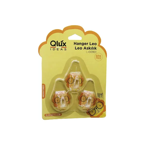3PCS LEO ASKI ŞEFFAF ASKI YAPIŞKANLI MONTAJ (4745)