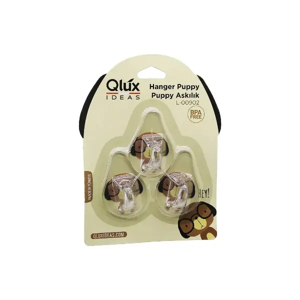 3PCS PUPPY ASKI ŞEFFAF ASKI YAPIŞKANLI MONTAJ (4745)