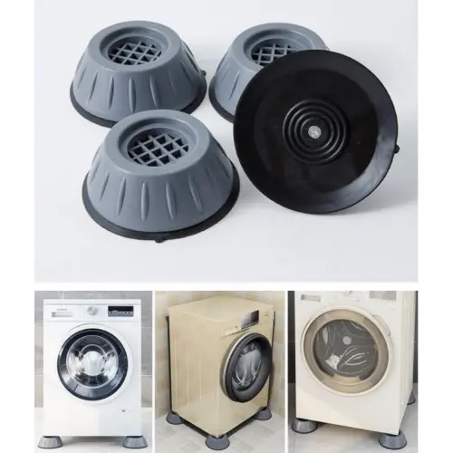 Çamaşır Makinesi Kayma Ve Titreşim Engelleyici - Gürültü Emici Aparatlar 4 Lü Set (4745)-2