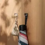 2 Adet Kristal Kendiliğinden Güçlü Yapışkanlı Kulp Askısı Tutma Kolu (4745)-5