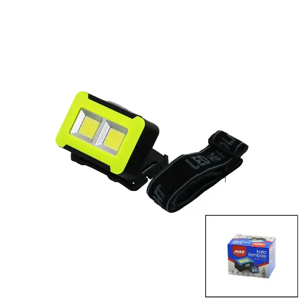 PİLLİ 3W COB LED KAFA LAMBASI FENER 3-KADEME IŞIK AYARI - FLAŞÖR  4.5V 150LÜMEN (4745)