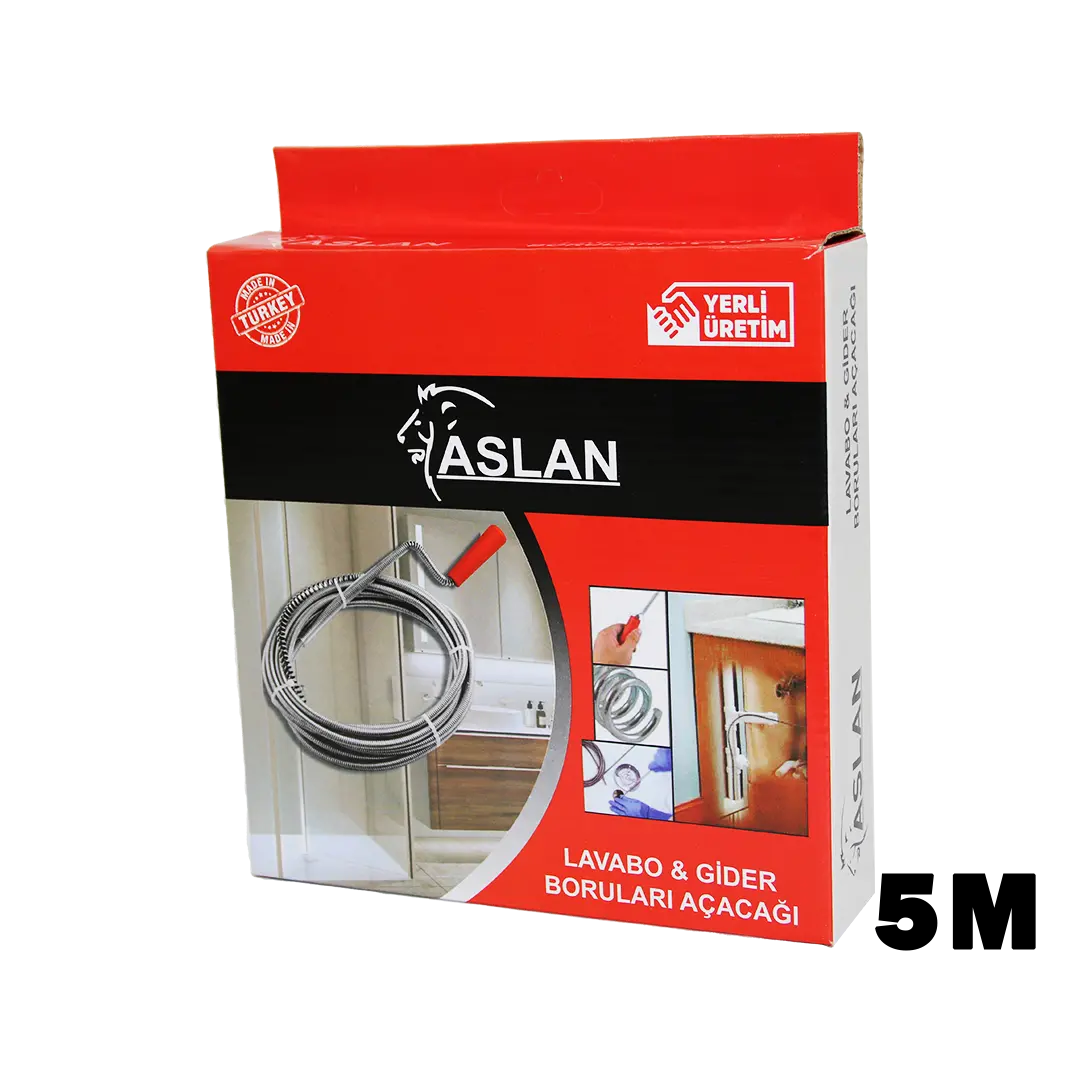 5MT SUSTA SPRAL LAVABO - GİDER AÇAR (4745)