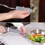 Isıya Dayanıklı Silikon Kauçuk Tencere,Kapı Tutma Kılıfı Kendinden Küçülen,Her Sapa Uyumlu Tava Kulp Yalıtımı 12-15 cm (4745)-2
