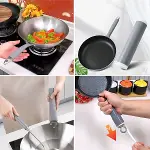 Isıya Dayanıklı Silikon Kauçuk Tencere,Kapı Tutma Kılıfı Kendinden Küçülen,Her Sapa Uyumlu Tava Kulp Yalıtımı 12-15 cm (4745)-5