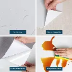 Mermer Desenli Masa Tezgah Mutfak Su Geçirmez Yapışkanlı Folyo Sticker Mavi 5x0,6m (4745)-4