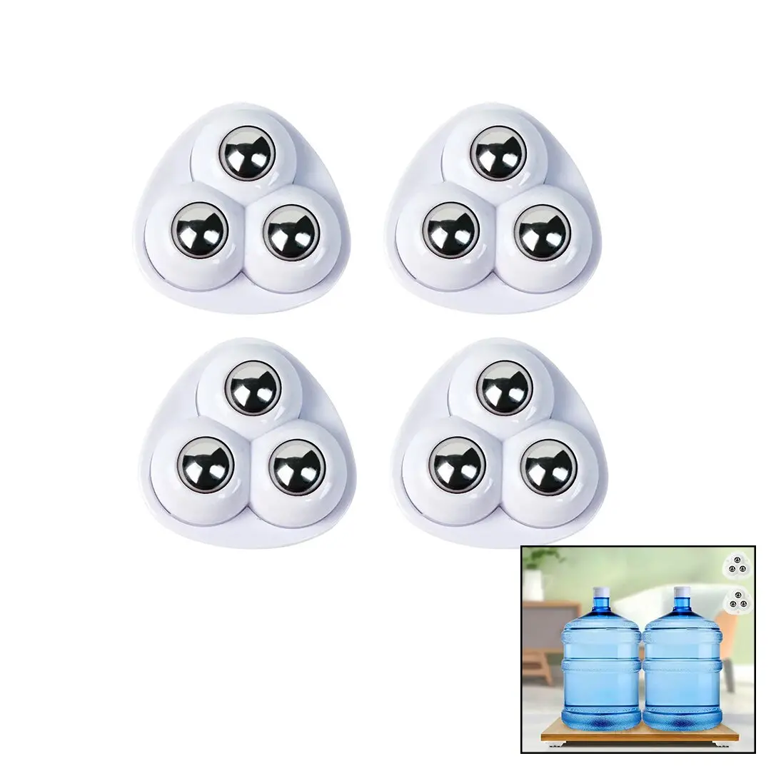 4 PCS 3 BİLYA TEKERLEKLİ MOBİLYA EŞYA TAŞIMA APARATI 360 DERECE (4745)