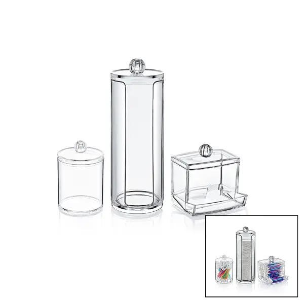 DİSK 3LÜ MAKYAJ ORGANİZER SET (4745)