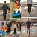 Ergonomik Poşet Taşıma Aparatı – Ağır Yük Taşıyıcı Tutacak, Elden Kesme Yapmayan Kolay Taşıma Kancası, Market ve Alışveriş Çantası Taşıyıcısı (4745)-2