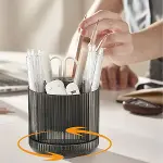 360° Dönebilen Plastik Organizer – Çok Amaçlı Mutfak, Banyo ve Makyaj Malzemesi Düzenleyici, Döner Masaüstü Stand (4745)-3