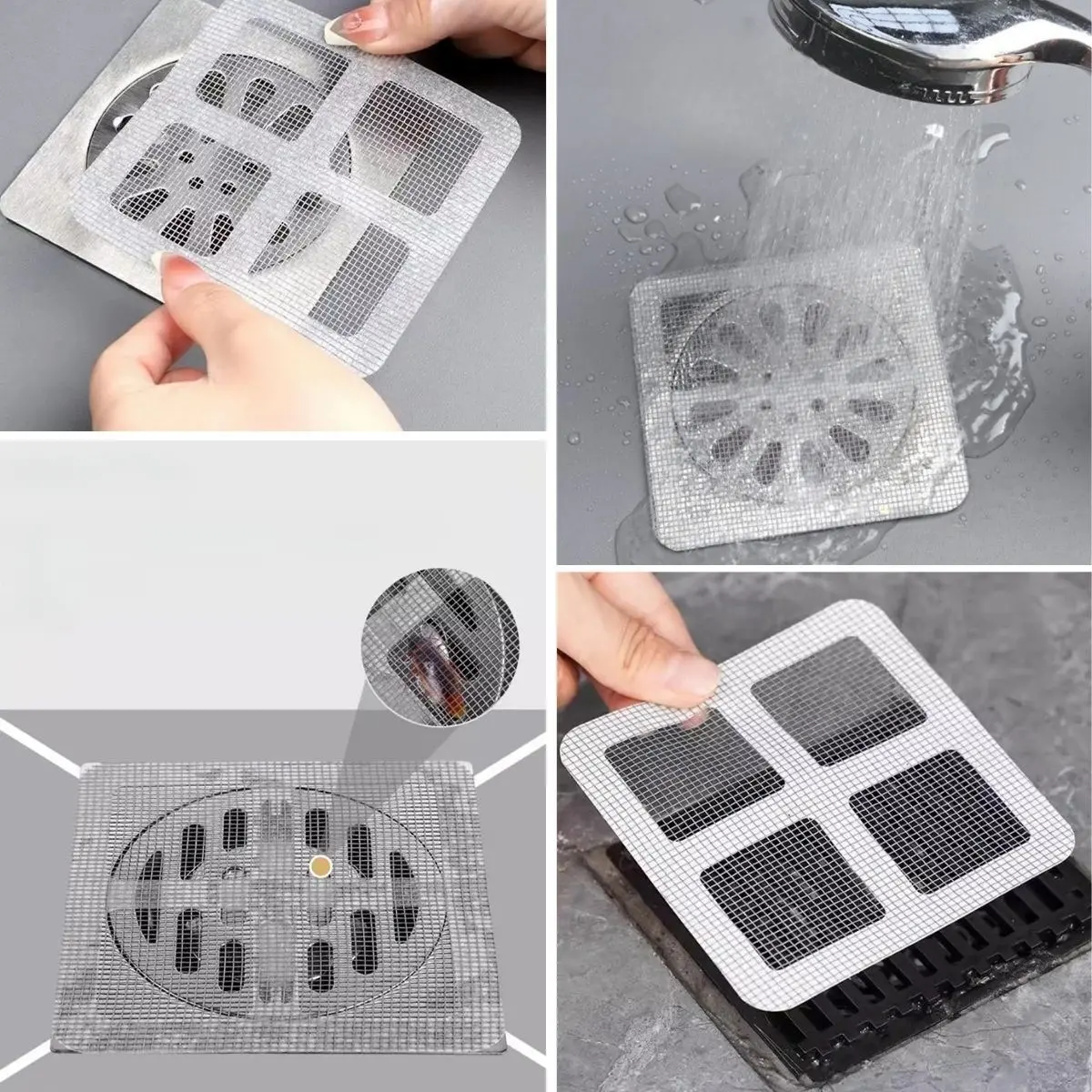 10'lu Banyo ve Mıutfak Lavabo Koku Önleyici ve Haşere Böcek Önleyici Gider Filtresi (4745)-2 10'lu Banyo ve Mıutfak Lavabo Koku Önleyici ve Haşere Böcek Önleyici Gider Filtresi (4745)-2