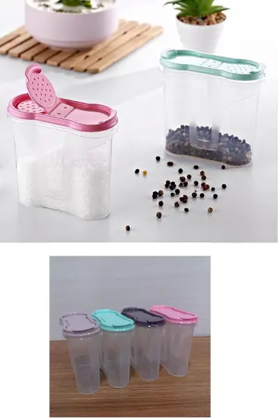 Plastik Kapaklı Majör Baharatlık Baharat Saklama Kutusu Kabı (4745)