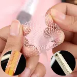 Makyaj Far Allık Kontür Eyeliner Fırça Malzemeleri Ürünleri Koruyucu File Kapak Örgü Kılıf Set 20li (4745)-2