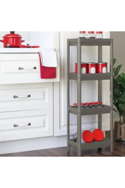 GRİ - ANTRASİT DİKDÖRTGEN RAF ÜNİTESİ PLASTİK (4745)