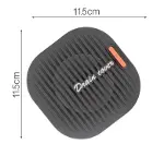 Süzgeçli Lavabo Gider Koruyucu Mat Gri (4745)-2