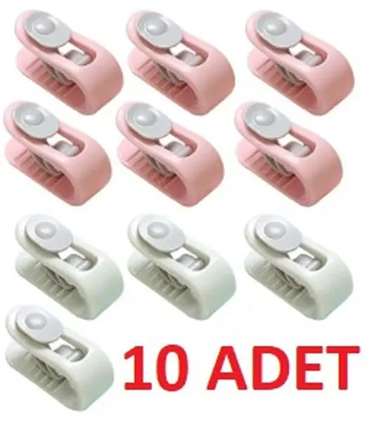 Mandallı Yorgan Sabitleme Klipsi 10 Adet (4745)