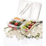 Takeaway Ergonomik Asorti Çatal Bıçaklı Pratik Yoğurt Saklama Kabı (4745)-2