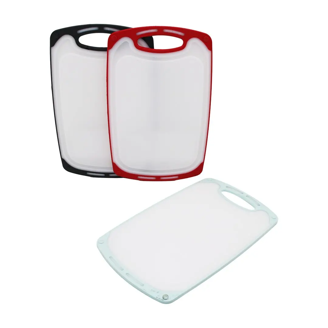 40X24CM BÜYÜK PLASTİK KESİM PANOSU KAYMAZ SİLİKON KENARLIK - 10MM KALINLIK (4745)