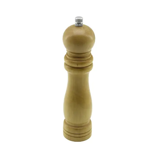 BÜYÜK= ÇAP: 4.5CM - UZUNLUK: 19CM AHŞAP TUZ - BAHARAT ÖĞÜTÜCÜ (4745)
