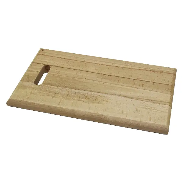 25X40CM   KALIN=2.5CM  AHŞAP KESİM PANOSU - ET TAHTASI  EL GEÇMELİ KULP (4745)