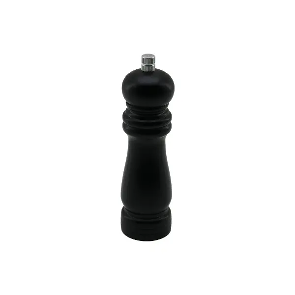 SİYAH AHŞAP  KÜÇÜK= ÇAP: 4.5CM - UZUNLUK: 15.5CM TUZ - BAHARAT ÖĞÜTÜCÜ (4745)