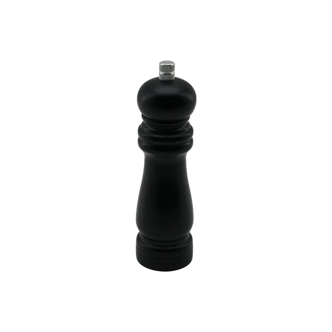 SİYAH AHŞAP KÜÇÜK= ÇAP: 4.5CM - UZUNLUK: 15.5CM TUZ - BAHARAT ÖĞÜTÜCÜ (4745)