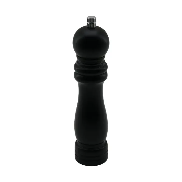 SİYAH AHŞAP  BÜYÜK= ÇAP: 4.5CM - UZUNLUK: 19.5CM TUZ - BAHARAT ÖĞÜTÜCÜ (4745)
