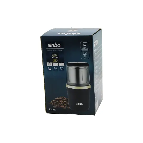 KAHVE - BAHARAT ÖĞÜTÜCÜ ÇELİK BIÇAK - ÖĞÜTME HAZNESİ=100GR 200W BAS ÇALIŞTIR KAPAK=MİKA KRİSTAL PLS SCM-2997 (4745)