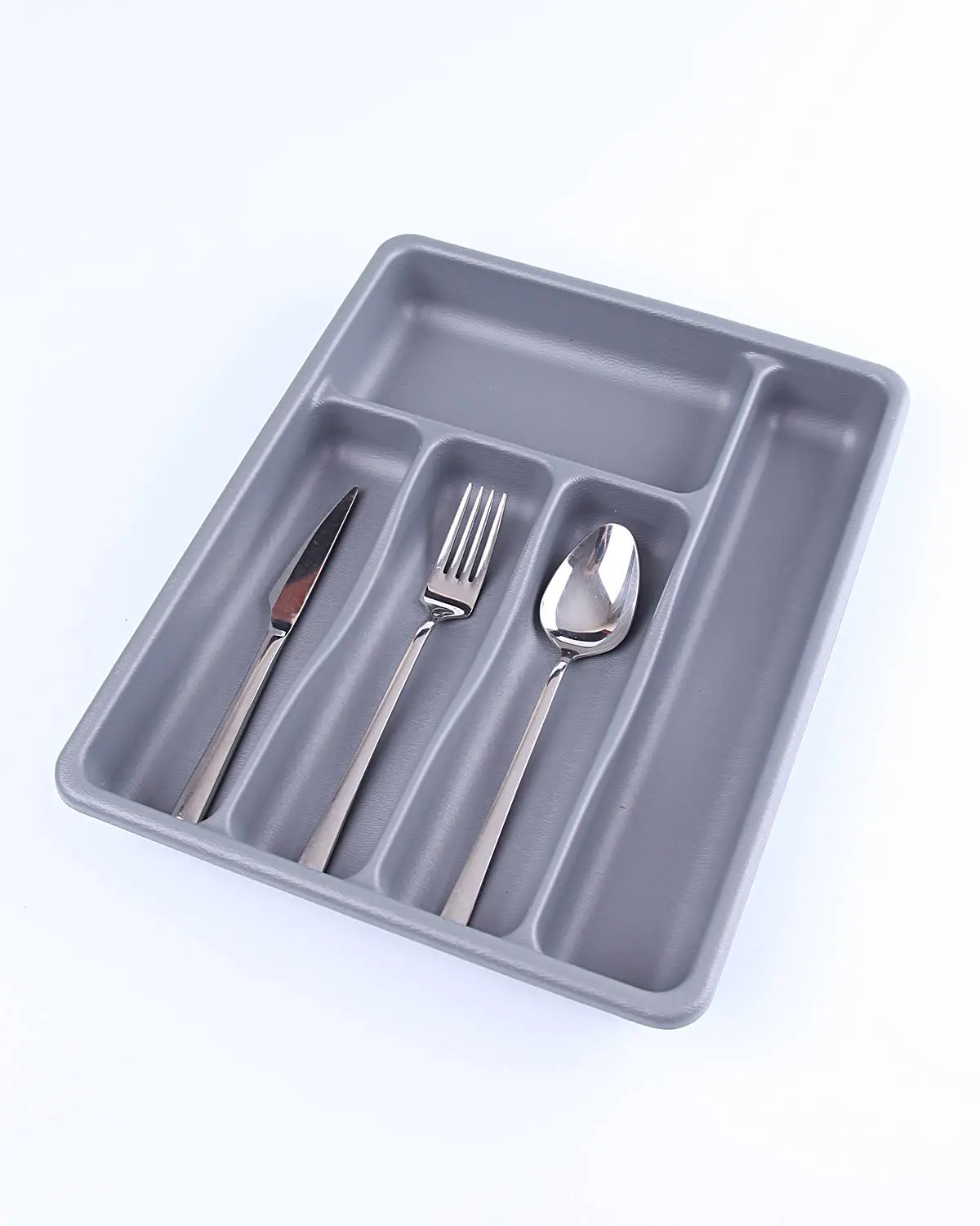 GRİ - 5 BÖLMELİ ÇEKMECE İÇİ KAŞIKLIK 36x29x5cm (4745)