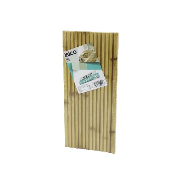 D.GEN DÜZ KANALLI ÇİFT TARAF=DÜZ - KANALLI AHŞAP BAMBU SERVİS SUNUM TAHTASI 17 X 39 X 1.5CM (4745)