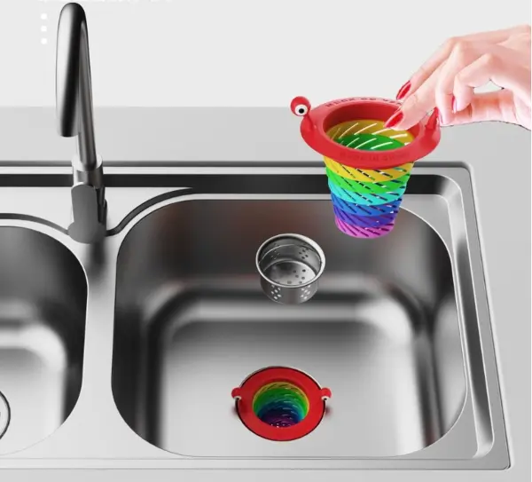 Renkli 6 Kademeli Lavabo Süzgeci (4745)