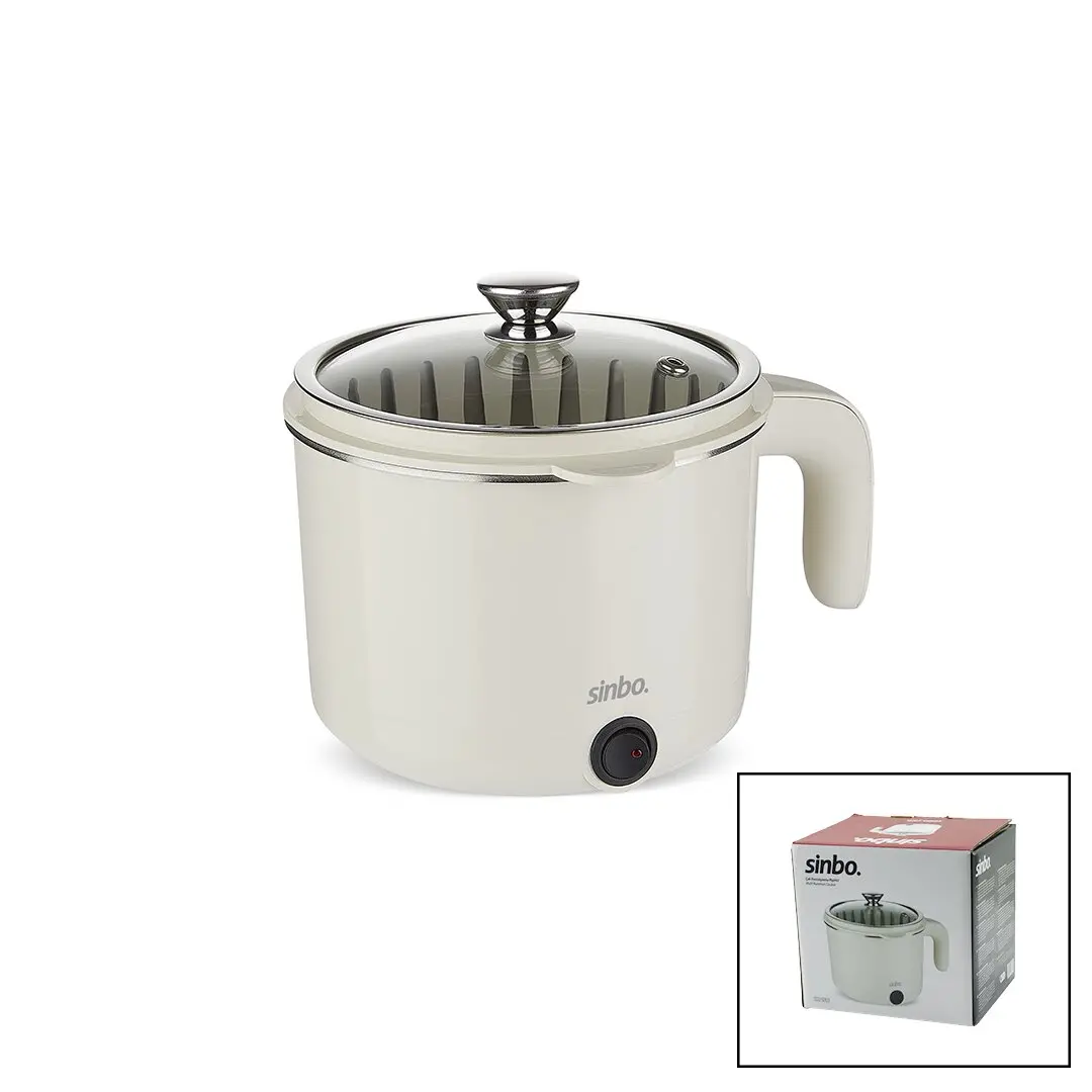 ELEKTRİKLİ ÇOK FONKSİYONLU PİŞİRİCİ PASLANMAZ ÇELİK TENCERE 800ML SCO-5063 (4745)