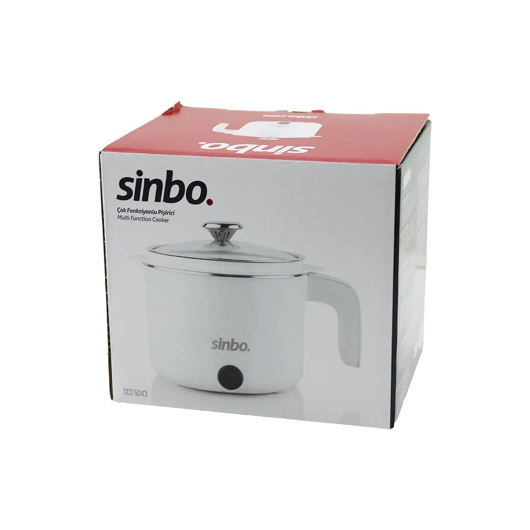 ELEKTRİKLİ FONKSİYONLU PİŞİRİCİ ÇELİK TENCERE 800ML 400W BUHARDA PİŞİRME APARATI CAM KAPAK SCO-5043 (4745)