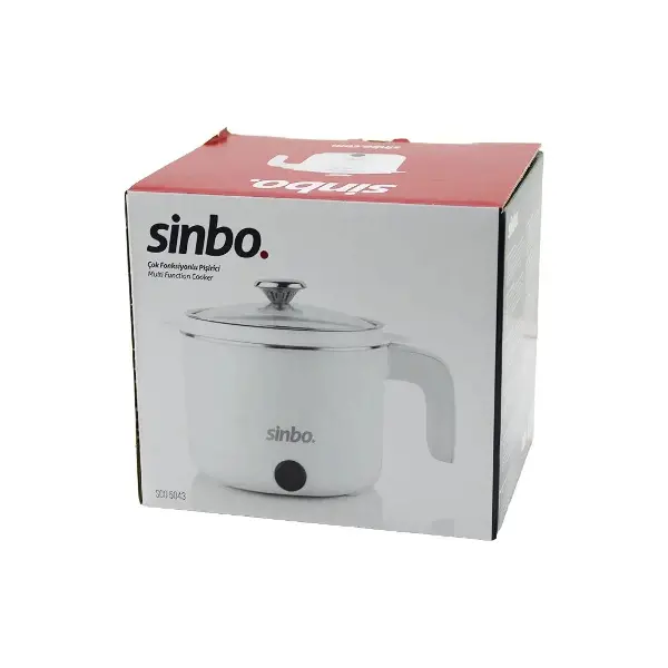 ELEKTRİKLİ FONKSİYONLU PİŞİRİCİ ÇELİK TENCERE 800ML 400W BUHARDA PİŞİRME APARATI CAM KAPAK SCO-5043 (4745)