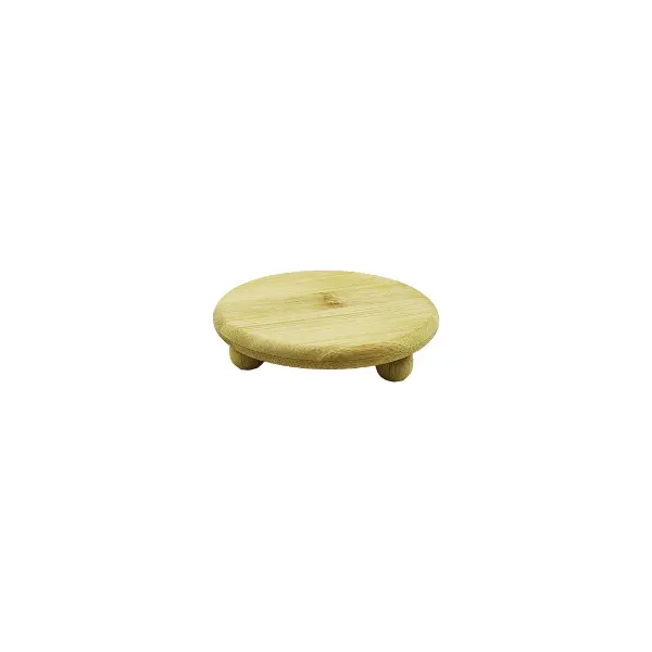 BAMBOO BAMBU SUNUM TABAK AYAKLI 11X11CM (4745)