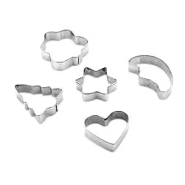 5 PARÇA METAL BİSKÜVİ KURABİYE KALIP (4745)