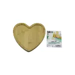 KALP MODEL AHŞAP BAMBU SERVİS SUNUM TEPSİ - TAHTASI 20.5 X 19.5 X 1.4CM (4745)-2