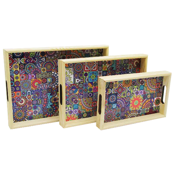 3 BOY AHŞAP TEPSİ DESENLİ ZEMİN 16X26 - 21X31 - 24X34CM (4745)